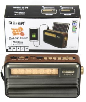 Качественное Радио на солнечной батарее Meier M-520BT-S M-520BT-S фото