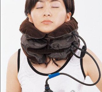 Надувной ортопедический воротник для шеи Ting Pai, подушка для шеи, фиксатор для шеи 4009548 фото