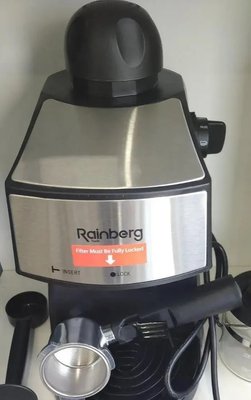 УЦЕНКА! Кофеварка рожковая Espresso Rainberg RB-8111 с капучинатором (Плохая упаковка 635) RB635 фото