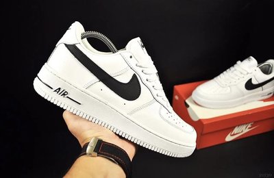 Мужские кроссовки Nike Air Force,натуральная кожа,белые 2011A фото