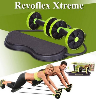 Тренажер Revoflex Xtreme для всего тела! 40 упражнений! Роликовый тренажер 09224033 фото