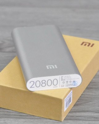 Повер банк Xiaomi 20800 mAh Power Bank Внешний Аккумулятор СЕРЕБРО 8500С фото
