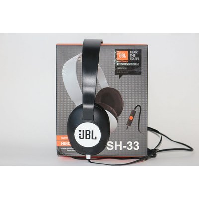 Наушники MDR JBL SH33, проводные наушники с микрофоном, отличный звук! 05550 фото