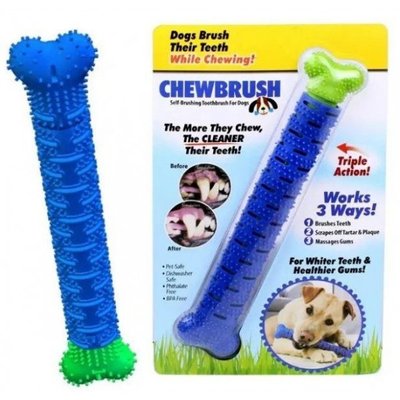 Зубная щетка для собак Щетка-кость для чистки зубов dogs brush 46261782 фото