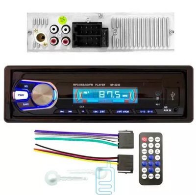 Автомагнитола SP-5237, Съемная панель, автомобильный магнитофон, MP3, FM, USB, Micro SD, AUX (аналог Pioneer) 1443917 фото